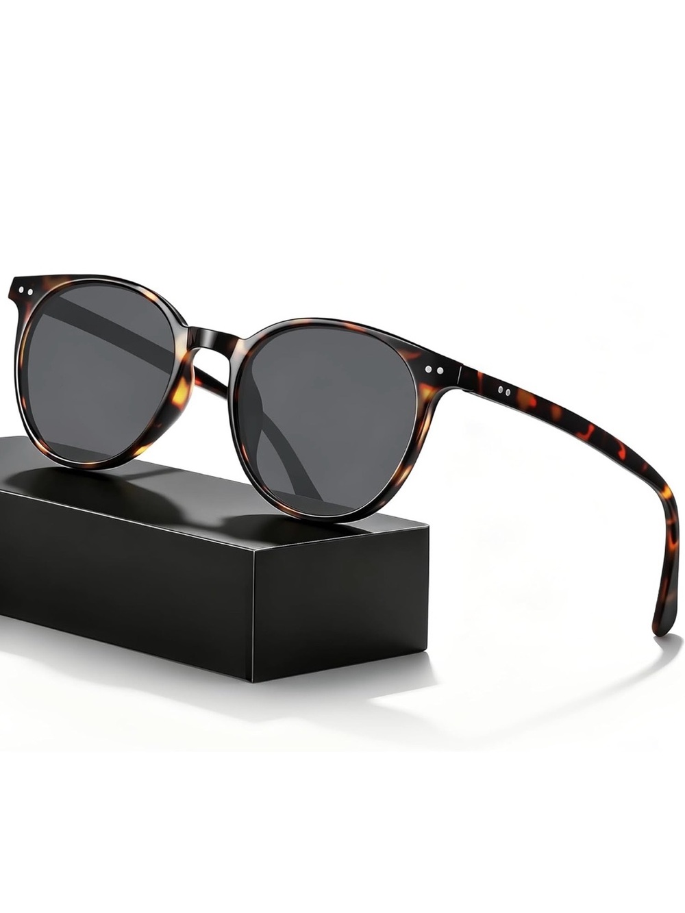 Round Sunglasses for Women Men, Polarized Retro Trendy Sunglasses